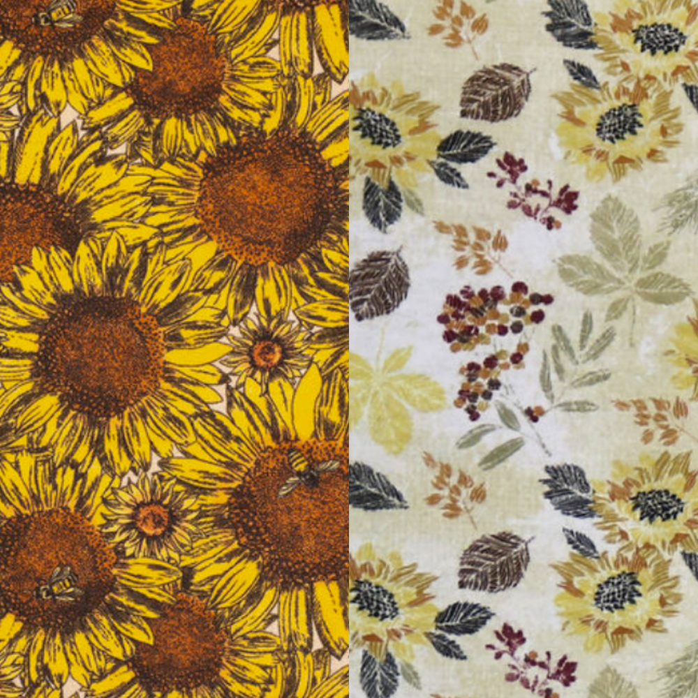 sunflower cloth napkin